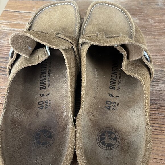 Birkenstock Buckley in Tea (Size 40)- Suede Leather - Picture 4 of 5